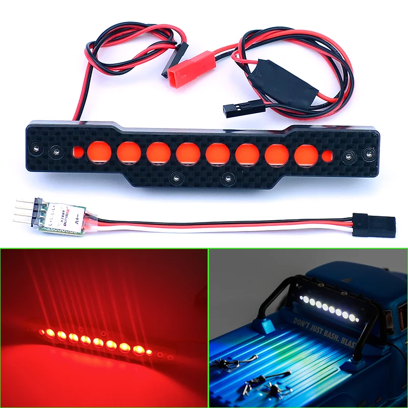 

RC Car LED Simulation 7.4V Tail Light Rear Car Lamp for 1/8 ARRMA NOTORIOUS 6S OUTCAST BLX Stunt Truck Car