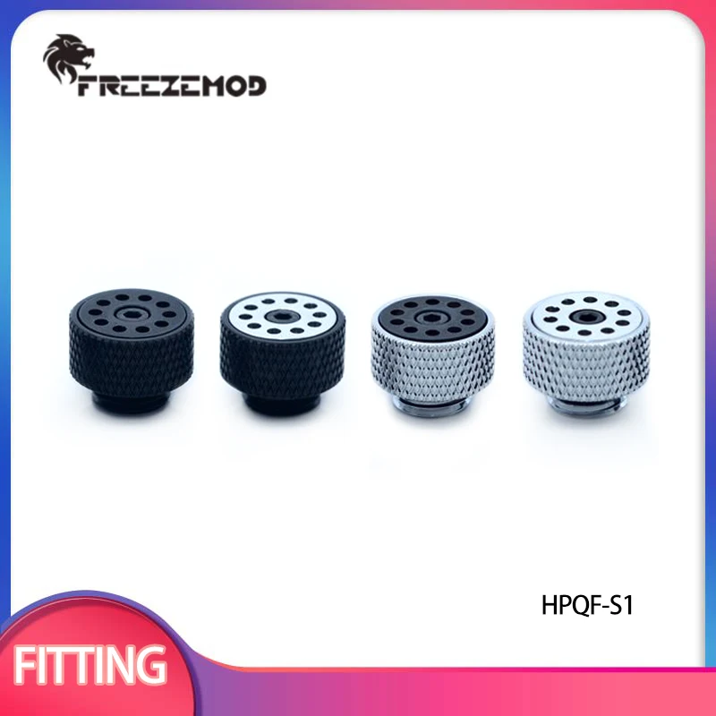 Freezemod Adjustable Automatic Exhaust Valve Piug Computer Pc Water Cooler Brass Fitting for Water Tank Black/silver / HPQF-S1A