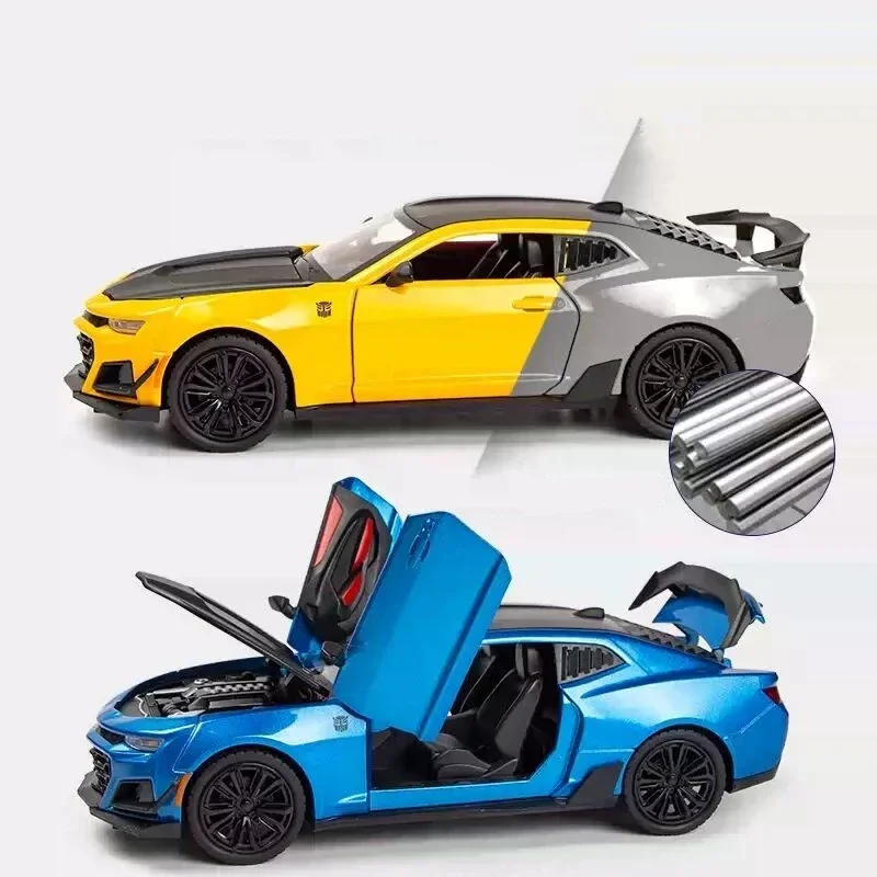 1:32 Chevrolet Camaro Alloy Sports Car Model Diecasts Metal Toy Car Vehicles Model High Simulation Collection Childrens Toy Gift