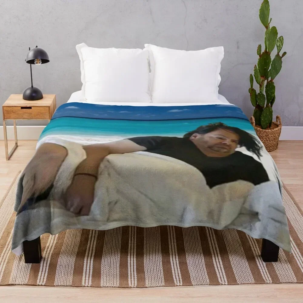 

Ed at the Beach Throw Blanket Baby Designers Kid'S valentine gift ideas Blankets