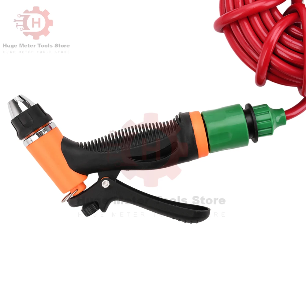 DC 12V Car Water Gun Cleaning Gun Pump 80W High Pressure Car Washing Care Portable Electric Cleaning Car Equipment Water Gun Set