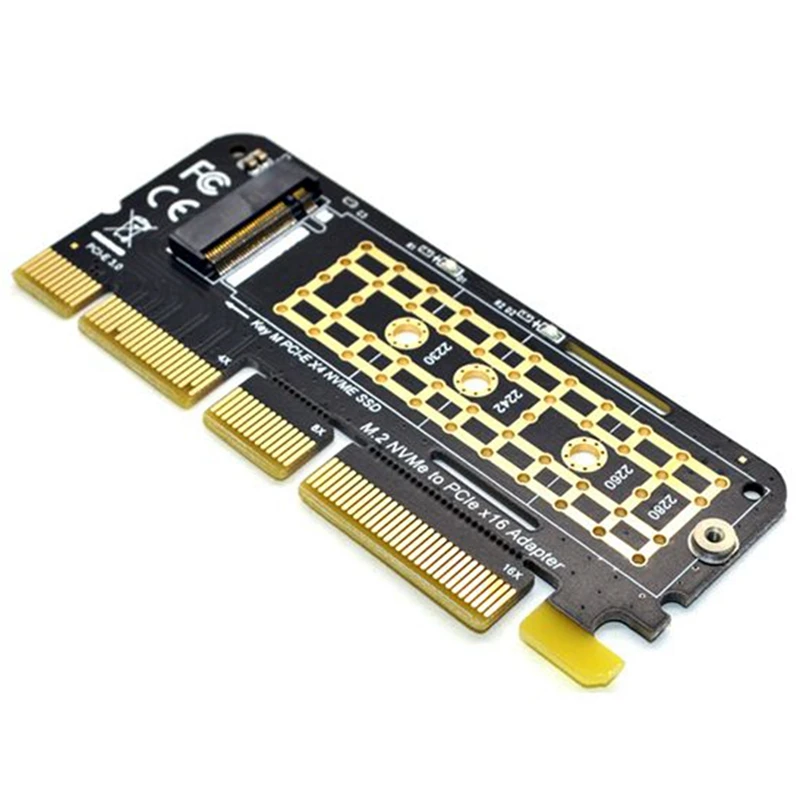 อะแดปเตอร์ NVMe 5ชิ้น M.2 M.2 M2 NVMe PCIe ไปยัง M2อะแดปเตอร์ PCI Express X16 X8 X4 raiser SSD M.2 PCI-E ขยายการ์ด