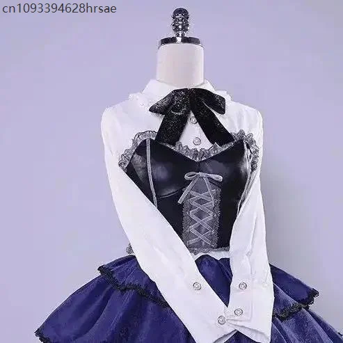 Gothic Dress Takanashi Rikka Cosplay Animation Japan Dark Stripes In The Second Disease Also Want To Fall In Love Cos Clothing