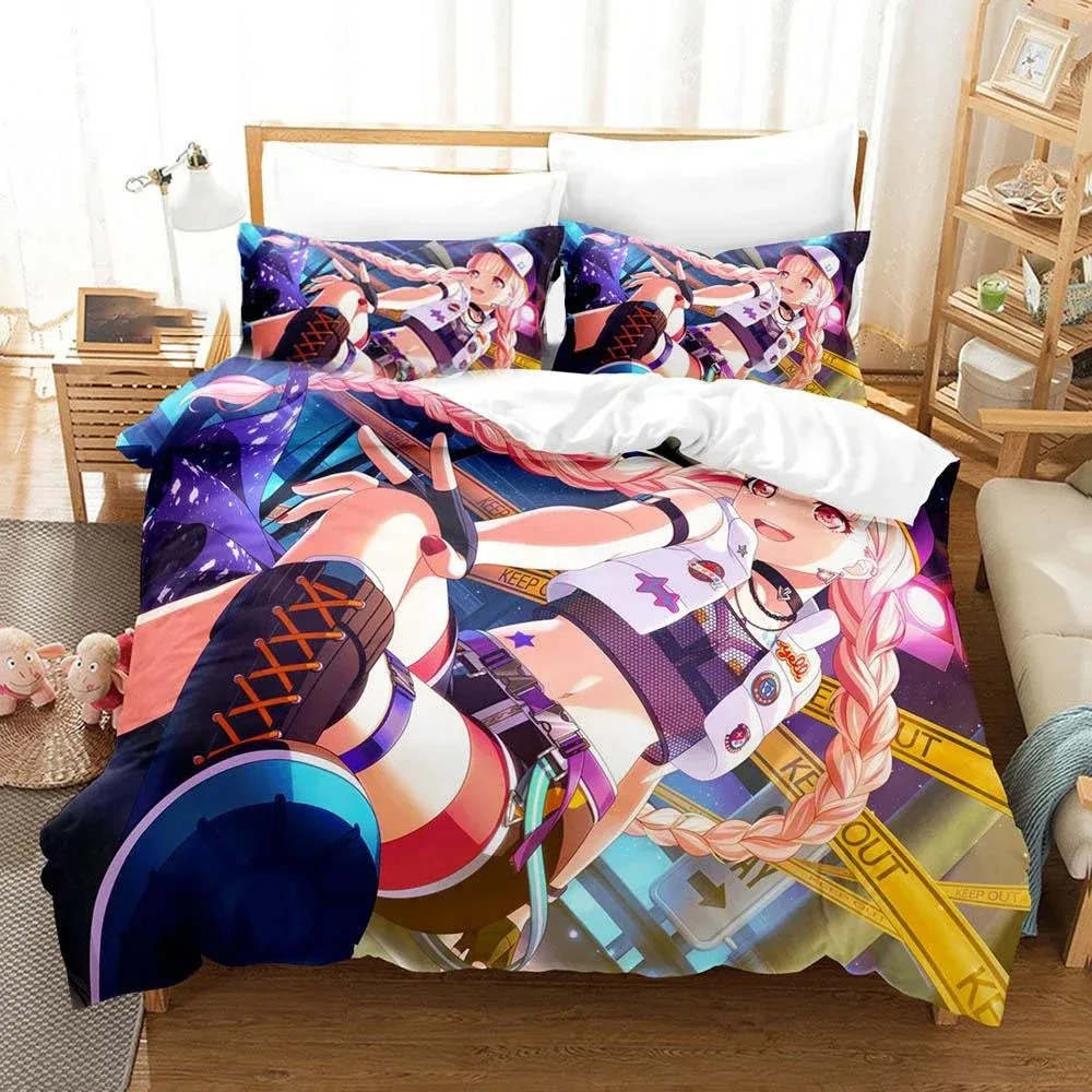 

Raise A Suilen Reona Nyubara 3D NEW Duvet Cover Pillowcase Bedding Set Adult Boy Bedroom Decoration Children Single Double Large