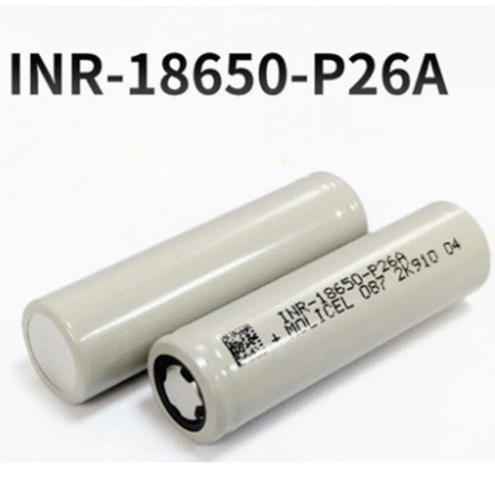 

100PCS/LOT Original Molicel 18650 2600mAh Battery INR18650-P26A 3.7V Rechargeable li ion Batteries 35A Discharge Low-temperature