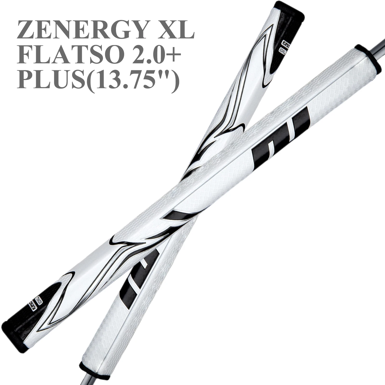 

Golf Zenergy XL Flatso 2.0 Plus Putter Grips Техно-Port Мультизонная текстурированная технология Enhanced Spyne