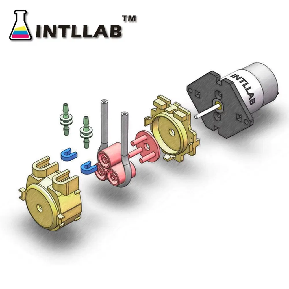 

Перистальтический жидкостный насос INTLLAB DIY 12 В постоянного тока — химически стойкий для лабораторного аналитического дозирования аквариумного рифового резервуара