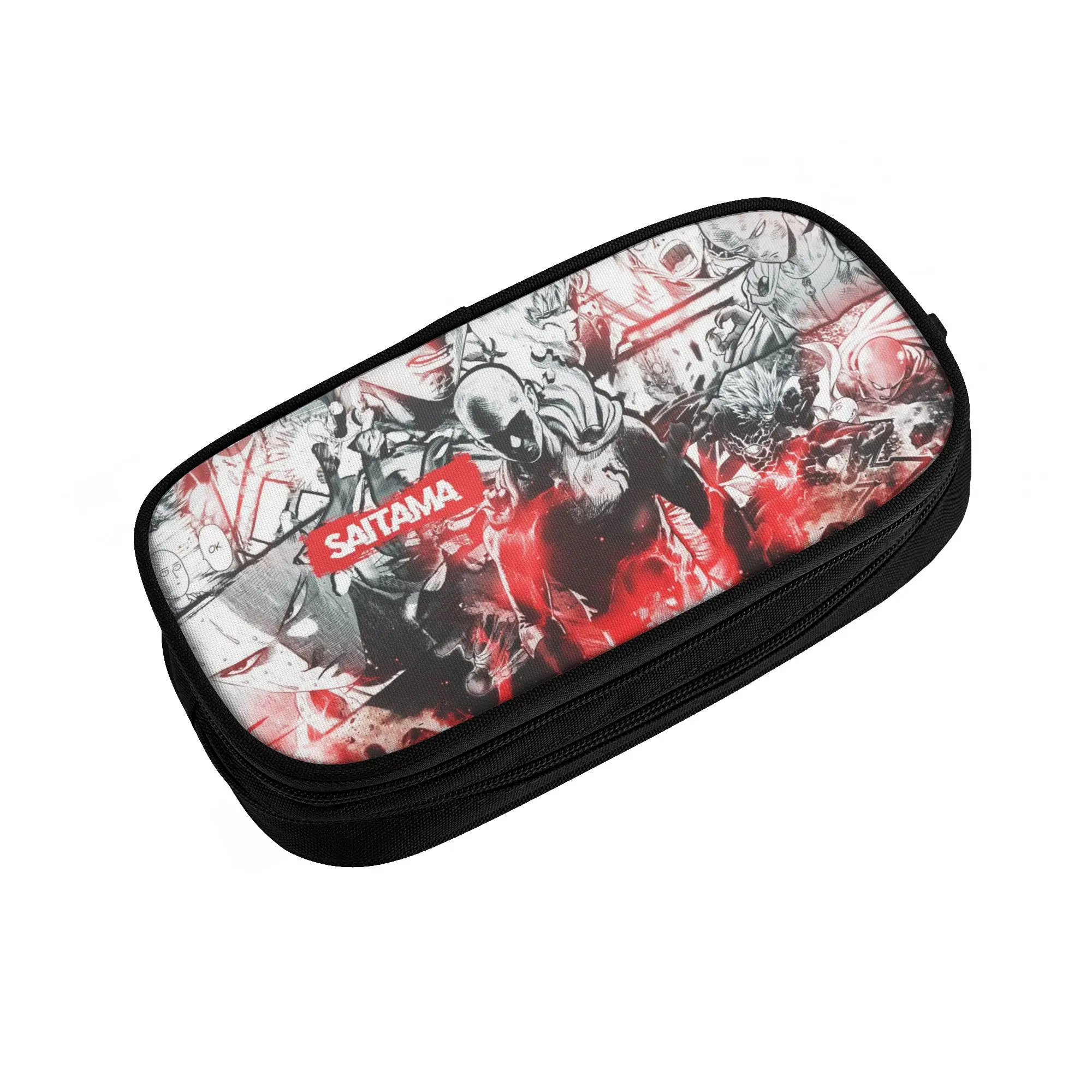 One-Punchs-Man Anime Pencil Case Fun Saitama Bag Kids Big Capacity School Supplies Gifts Pencil Pouch