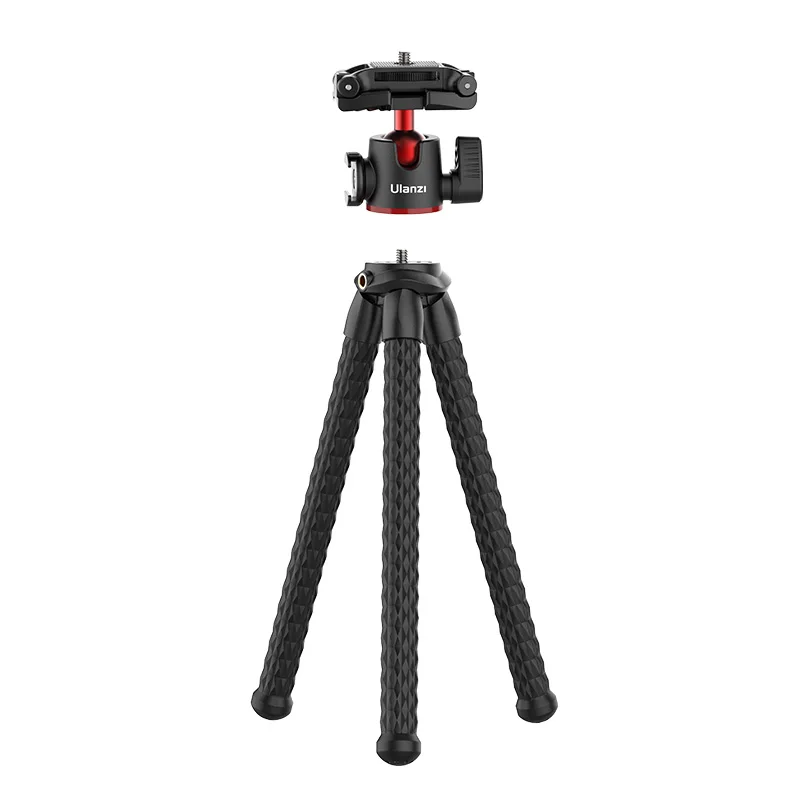 Ulanzi MT-33 Flexible Tripod DSLR Smartphone DSLR Camera Tripod with Phone Mount Ballhead Vlog Tripods with Cold Shoe