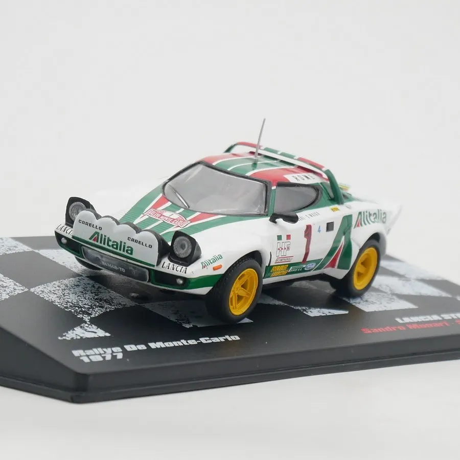 

Масштабная модель автомобиля LANCIA STRATOS HF WRC 1977 (1:43) из литого металла, серия Ixo