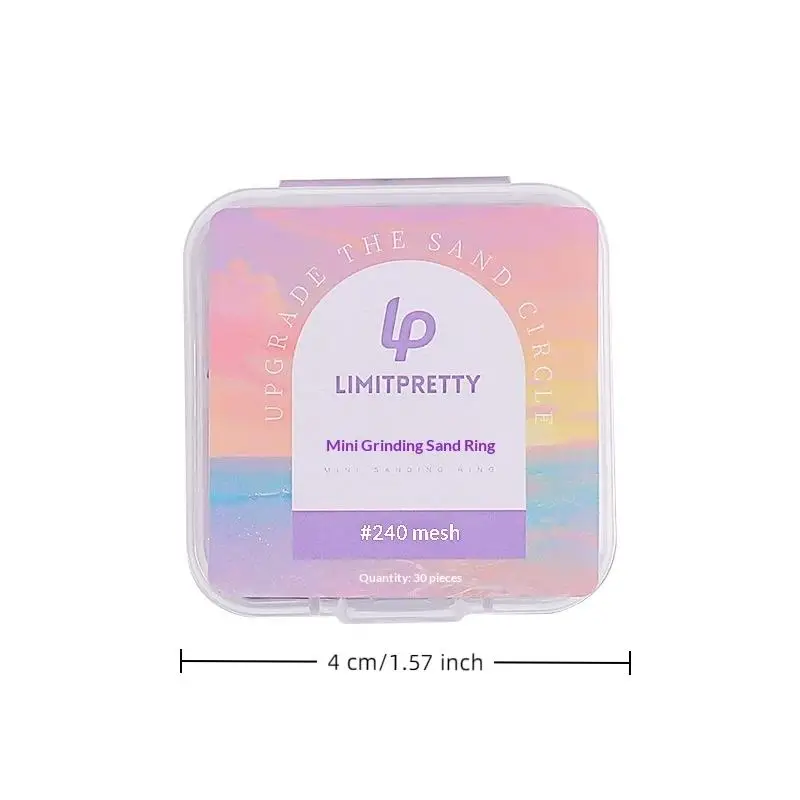 Mini fasce per anelli di levigatura per unghie per macchine per manicure elettriche Punte per trapano per unghie 80/120/180/240 Strumento per lime per punte per trapano per unghie