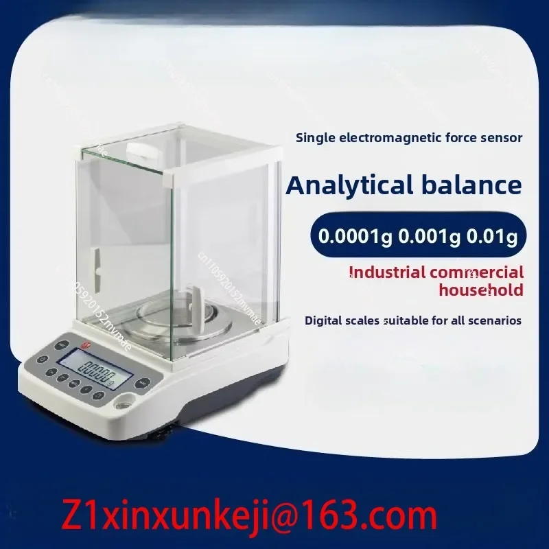 0.1mg 0.0001g One Ten Thousandth Gram High-precision Electronic Analysis Balance Electromagnetic Force Sensor