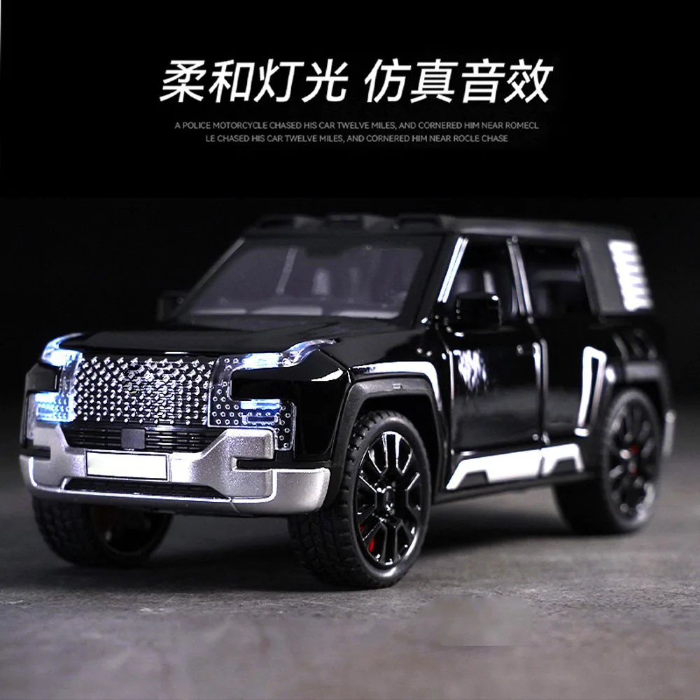 

1:32 restoration FOR BYD U8 Alloy car model Light and sound effects Door opening design Body alloy