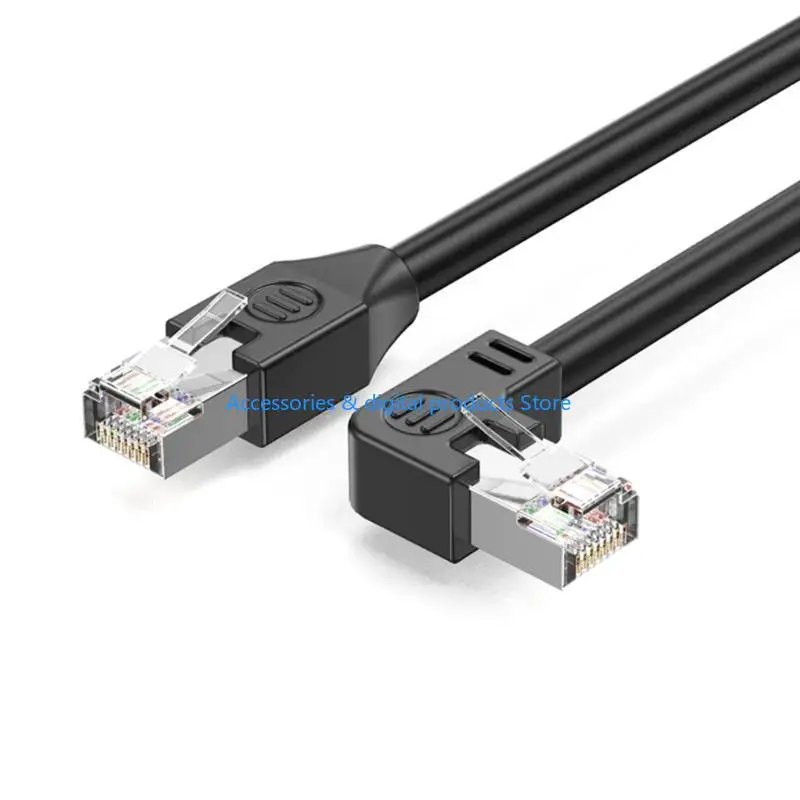 77JD Cat5e Internet Cable with RJ45 Connectors Cat5e Ethernet Networking Cable Improve Wiring for Multiple Device