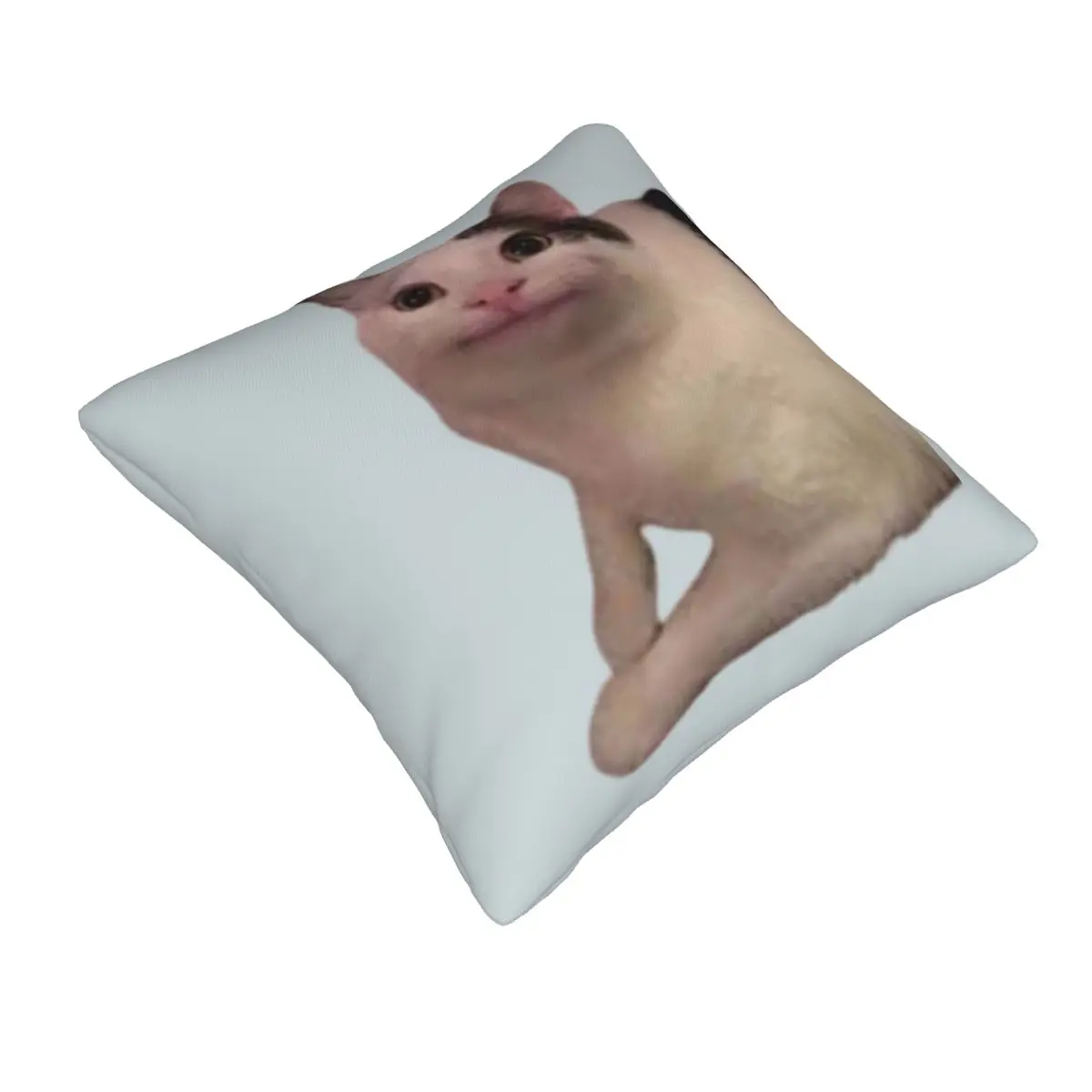 Beluga Cat Square Pillowcase Pillow Cover Cushion Zip Decorative Comfort Throw Pillow for Home Sofa