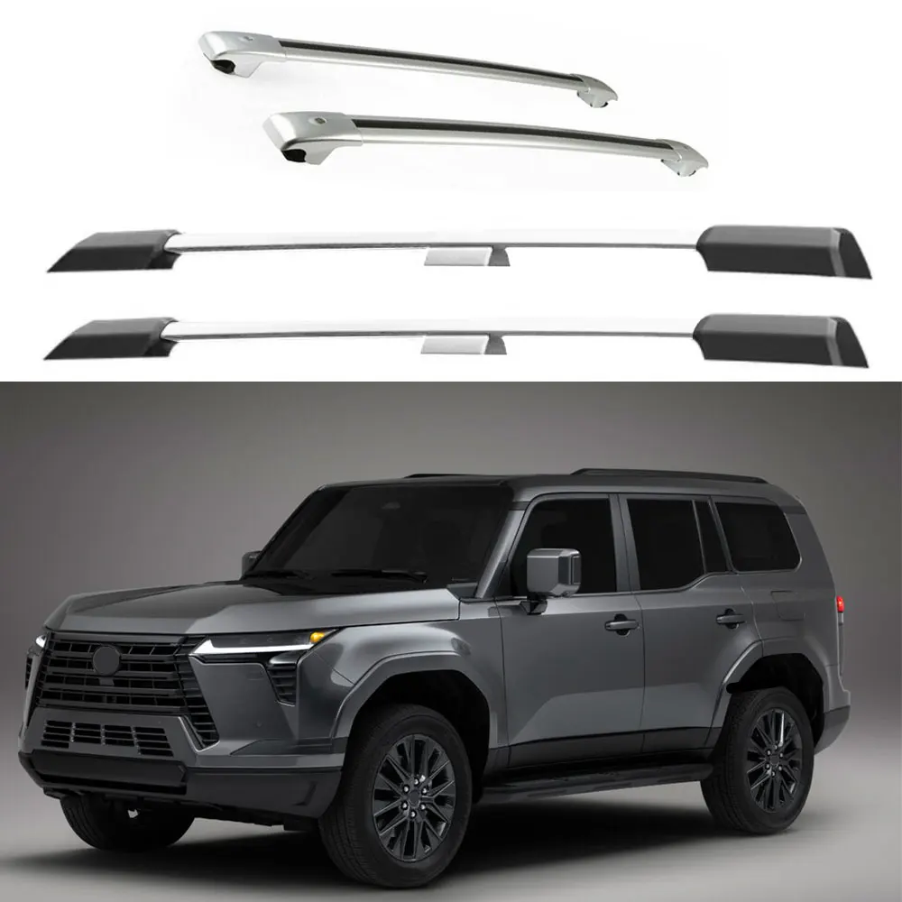 4Pcs for Lexus GX 550 Premium 2024 2025 Side Roof Rail Racks Side Cross Bar