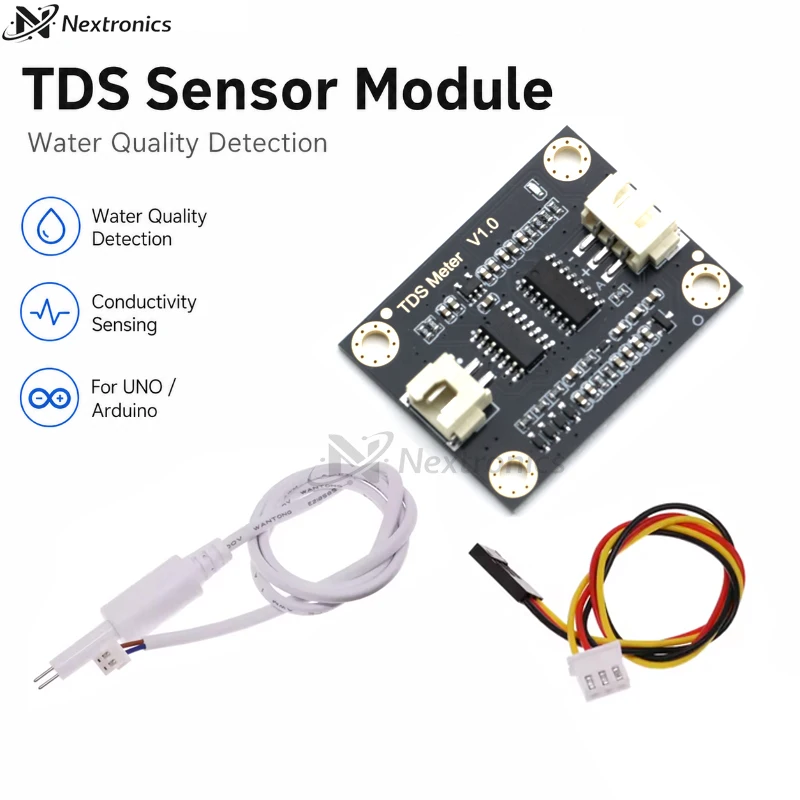 1PCS TDS Sensor Meter V1.0 Water Quality Sensor Module Analog Conductivity Tester for Arduino