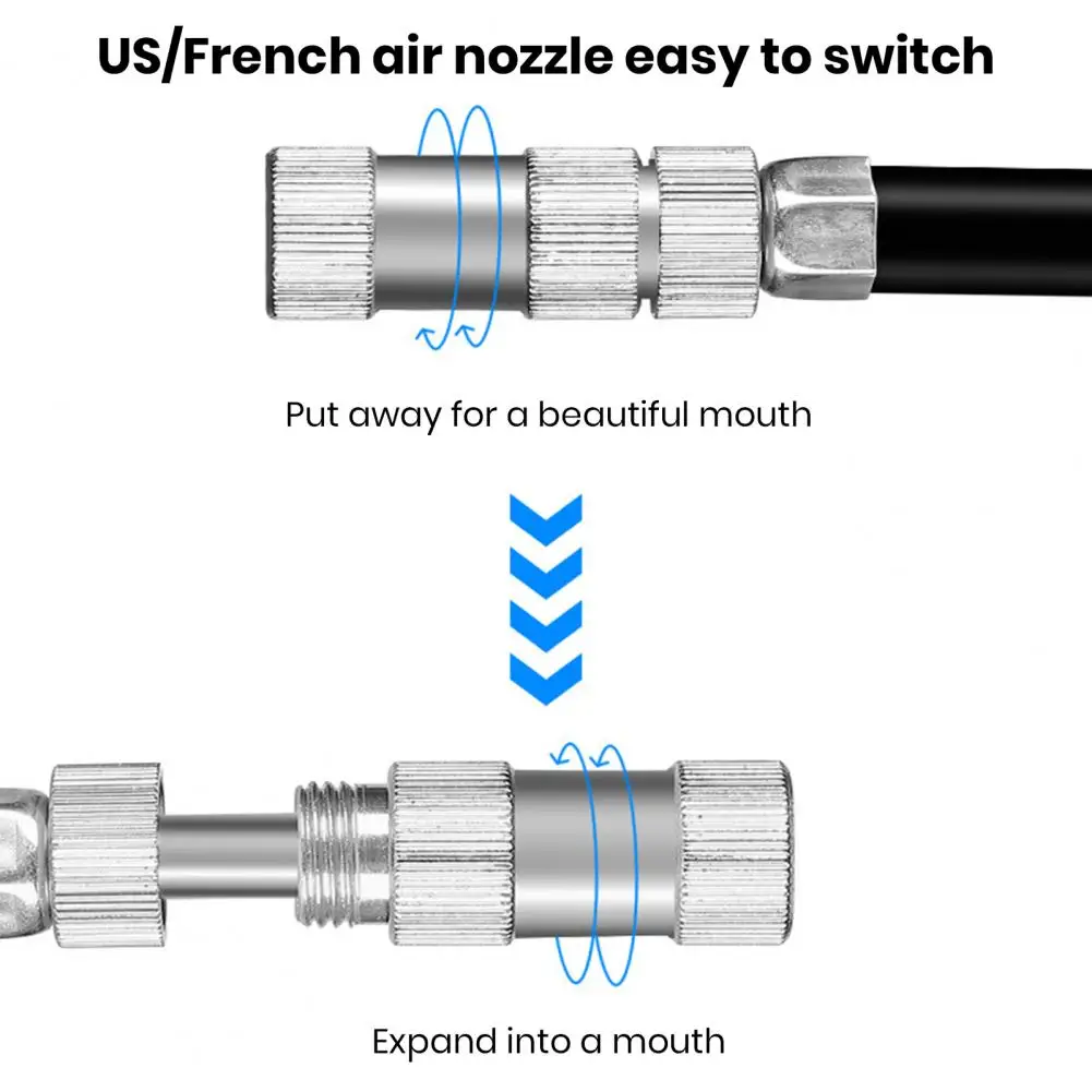 

Bike Pump Convenient High Pressure One Key Deflate Universal 300psi Bicycle Pump Inflator Bike Accessories