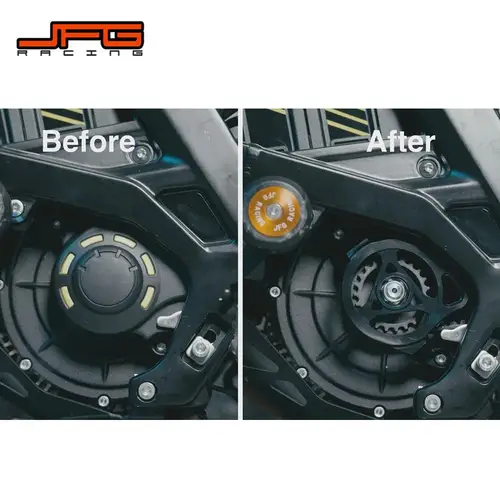 Imagen 2 del producto Protector de cubierta protectora de caja de motor para motocicleta Surron sur-ron Sur Ron Lightbee Light Bee X S Segway X160 X260 bicicleta eléctrica de cross