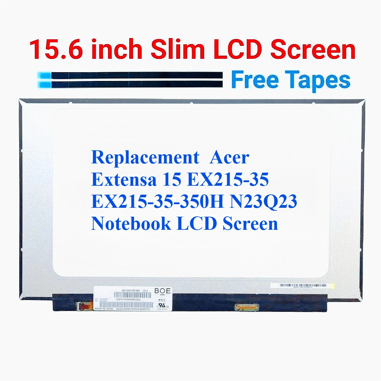 

For Acer Extensa 15 EX215-35 EX215-35-350H N23Q23 Notebook LCD Screen