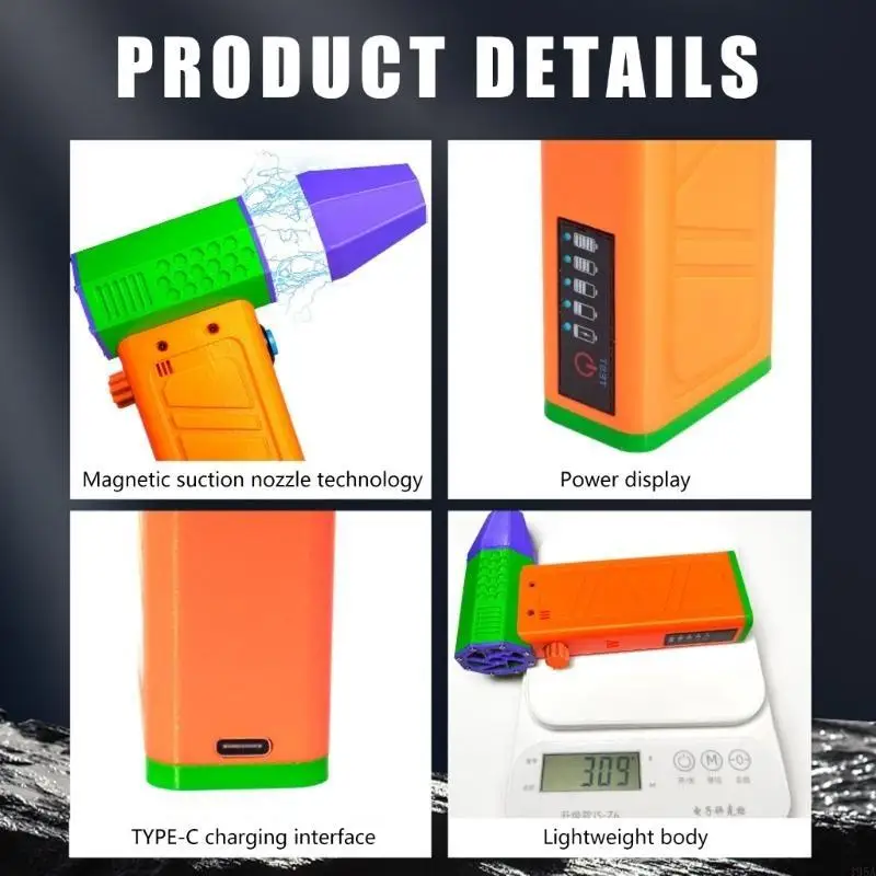 منفاخ جاف نفاث 140000 دورة في الدقيقة منفاخ هواء منفاخ هواء مروحة نفاثة لاسلكية مروحة نفاثة منفاخ جاف نفاث لتنظيف السيارة والتخييم