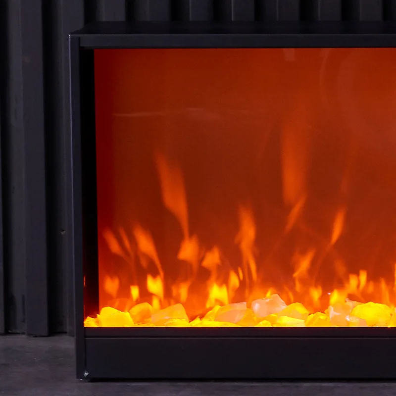 HX Wall Mounted Heater Fire Place Stove Morden Design Decoration Machine Flame Recessed Electric Fireplace