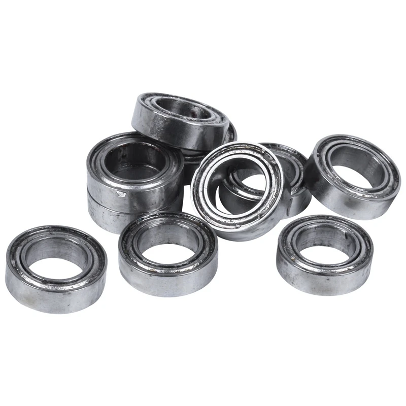 10Pcs Miniature Sealed Metal Shielded Metric Radial Ball Bearing Model: MR106-ZZ 6X10x3mm & 10Pcs MR74-ZZ 4X7x2.5Mm