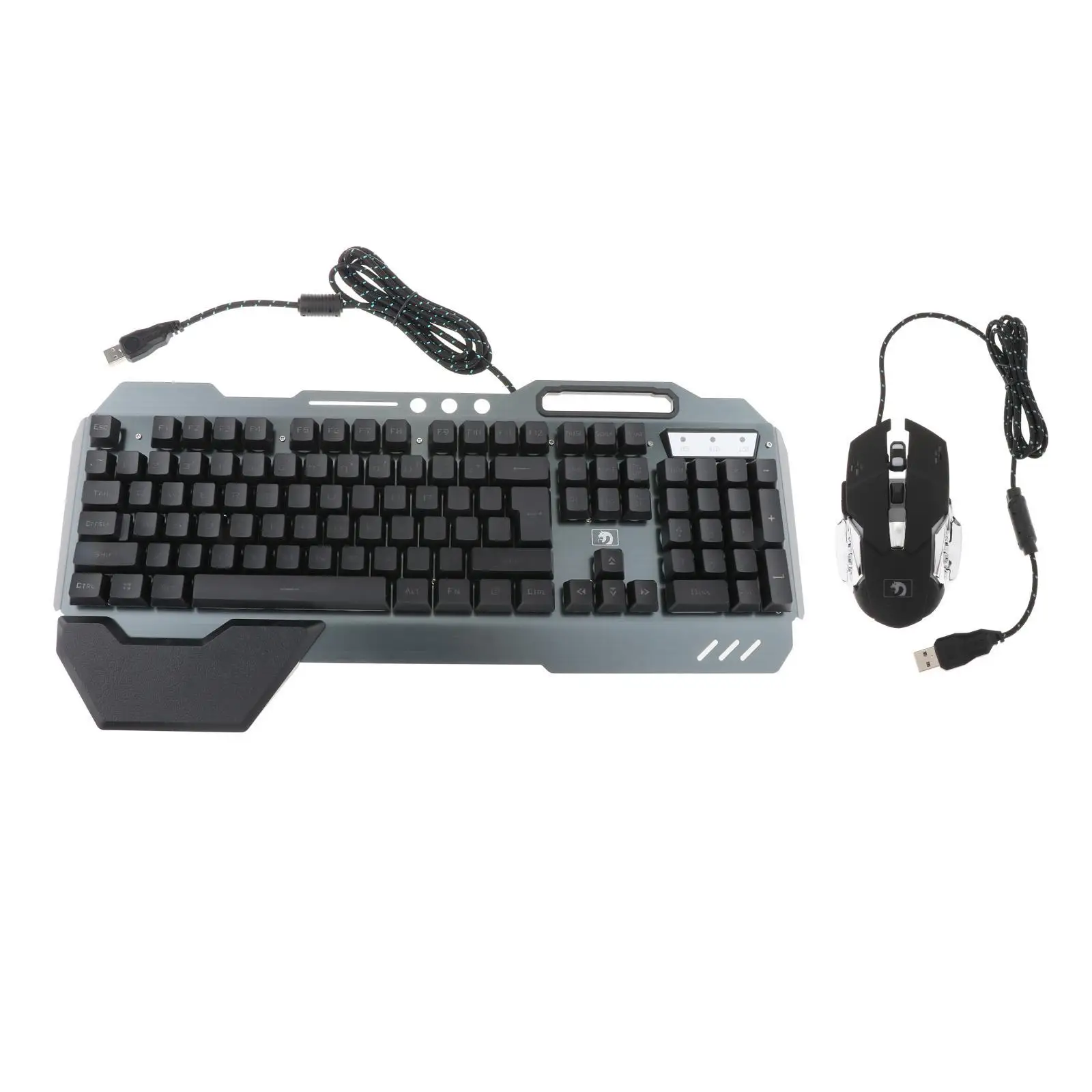 Keyboard USB Mouse Combo, Mechanical Feel, 16 RGB LED Backlit, for for Gaming, Business and Office