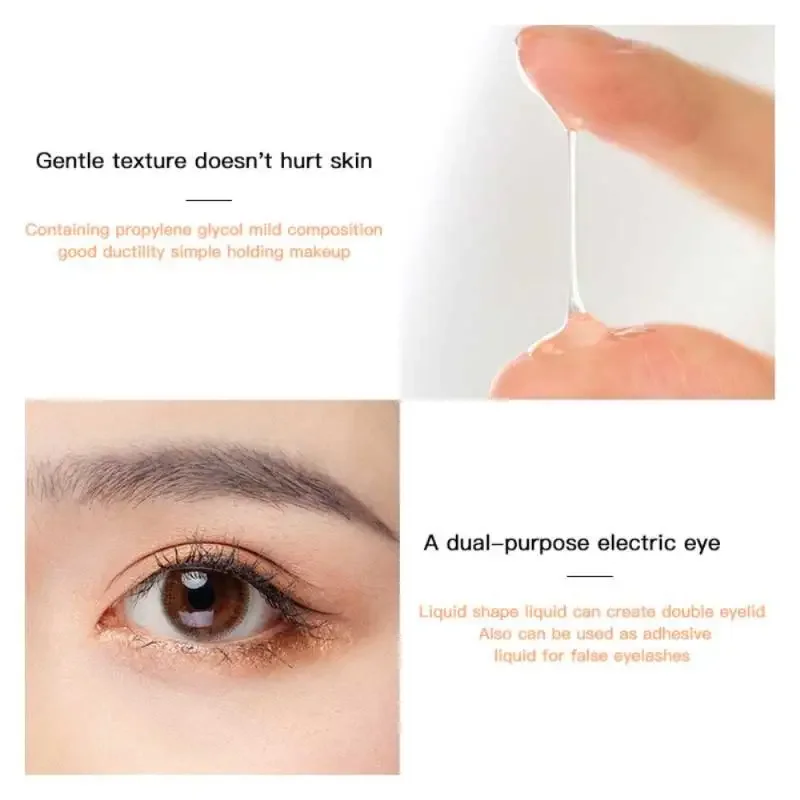 Heallor-Natural Double Eyelid Styling Cream, Big Eye, Cola Transparente, Super Stretch, Fold Lift, Eyes Shaping Tools, Make