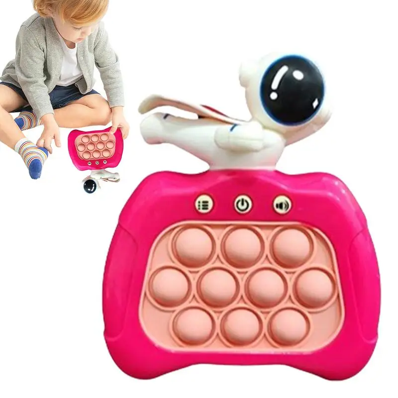 

Outdoor Handheld Breakthrough Sensory Popping Games With 4 Modes Lights & Sounds Speed Pushing Game Machine For Preschoolers