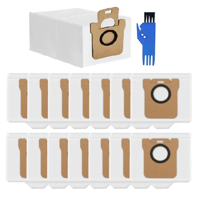 

15 PCS Dust Bags 2.5L Large Capacity Replacement Bag For Dreame L10S Ultra/L10 Ultra,For Xiaomi X10+ Robot Vacuum Cleaner,