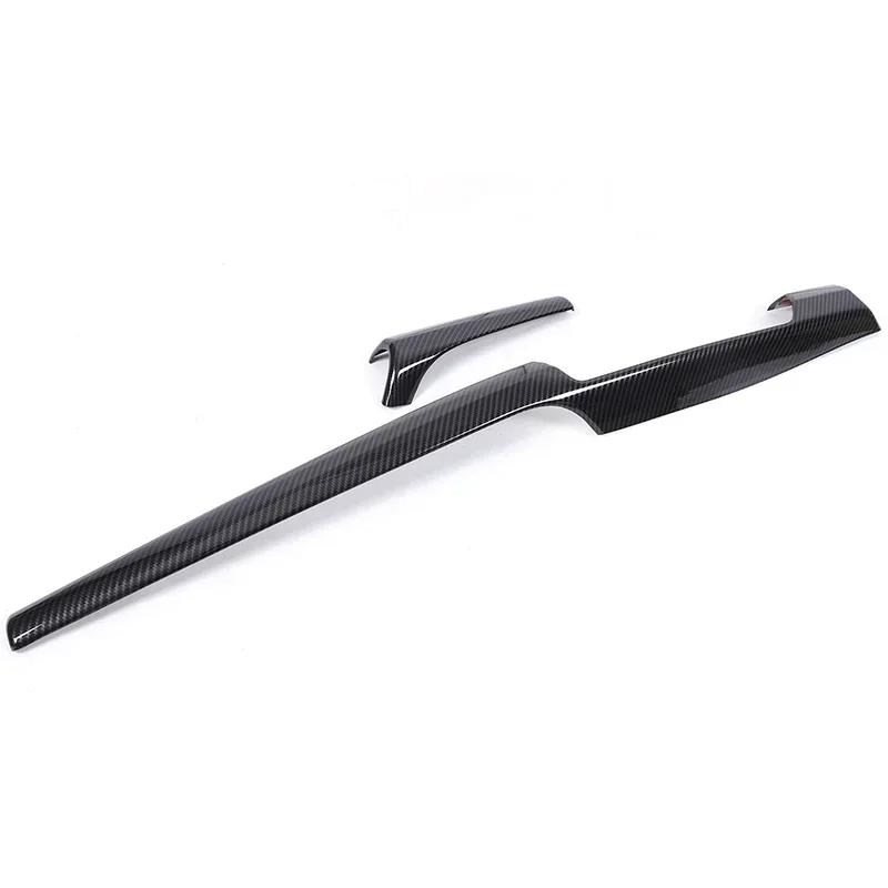 لسيارات BMW X1 U11 2023 + لوحة سيارة لوحة زخرفية ABS ألياف الكربون نمط الملحقات الداخلية 2 قطعة LHD #2