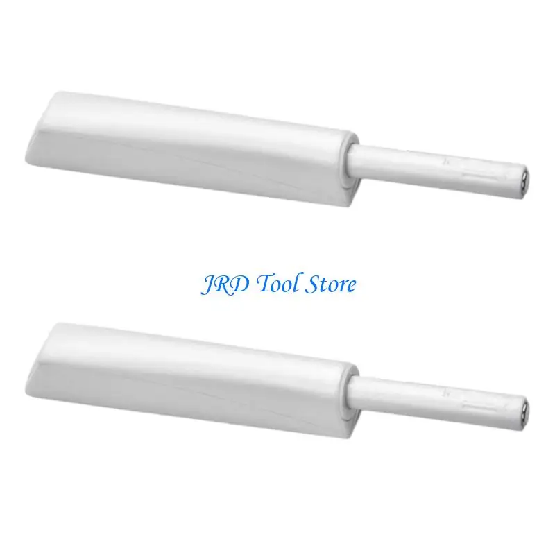 A2UD Spring Loaded Push To Open Cabinet Door Mechanism Durability ABS Cupboard Latches Fit Various Furniture Styles