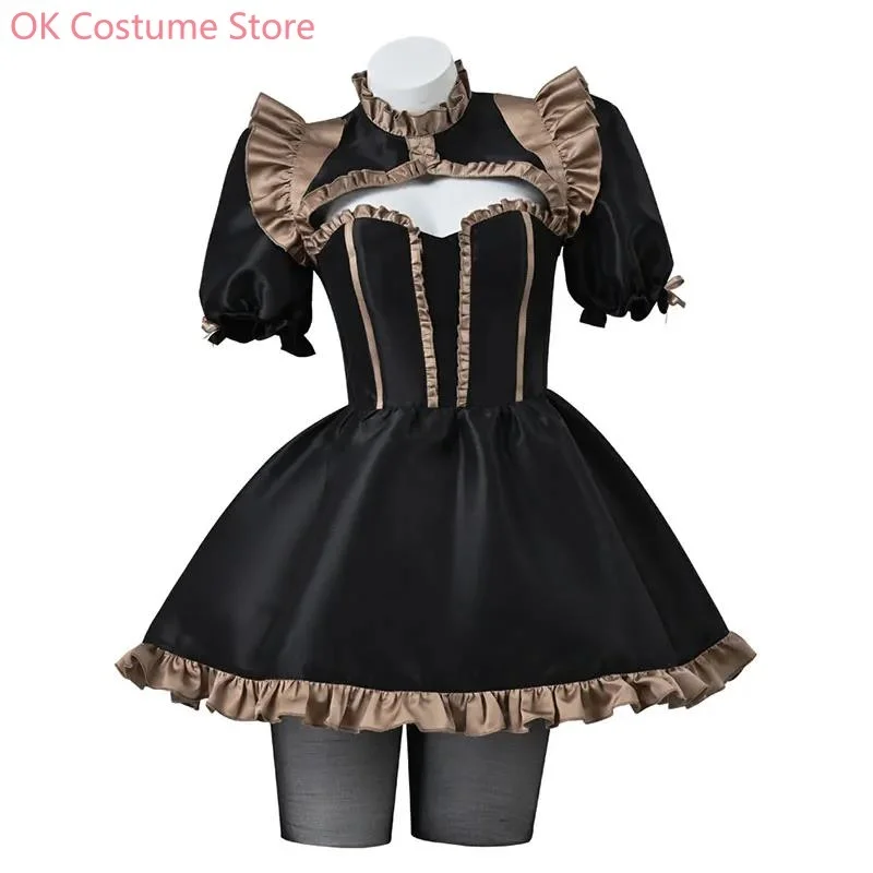 Fate/Grand Order FGO Ishtar Astarte Space Ishtar Maid Uniform Dress Cosplay Costume Halloween Carnival Party Role Play