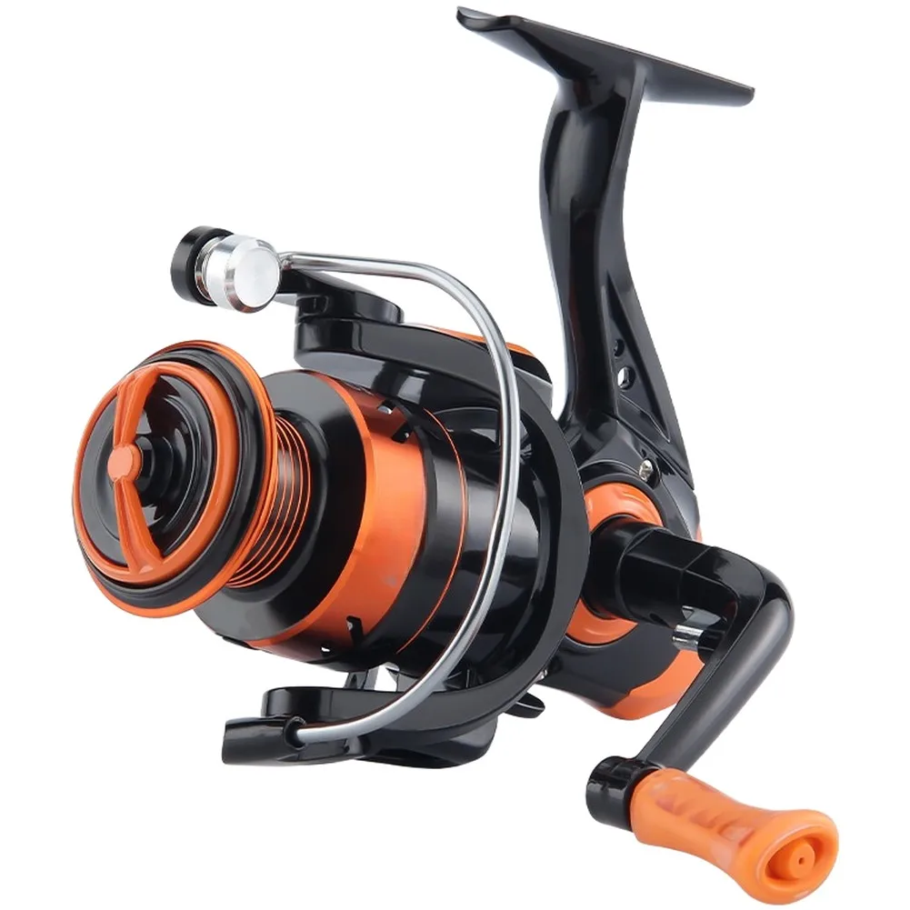 /One /Click /Folding Metal Handle Fishing Reel 5.2 Gear Ratio Long Cast Saltwater Spool Balanced Rotation System For Outdoor Spo