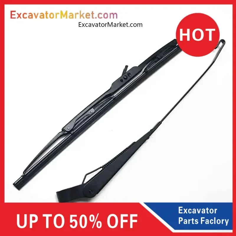 For excavator Excavator wiper blade and arm assembly for KATO HD HD512/820R-3/700/1023 1430