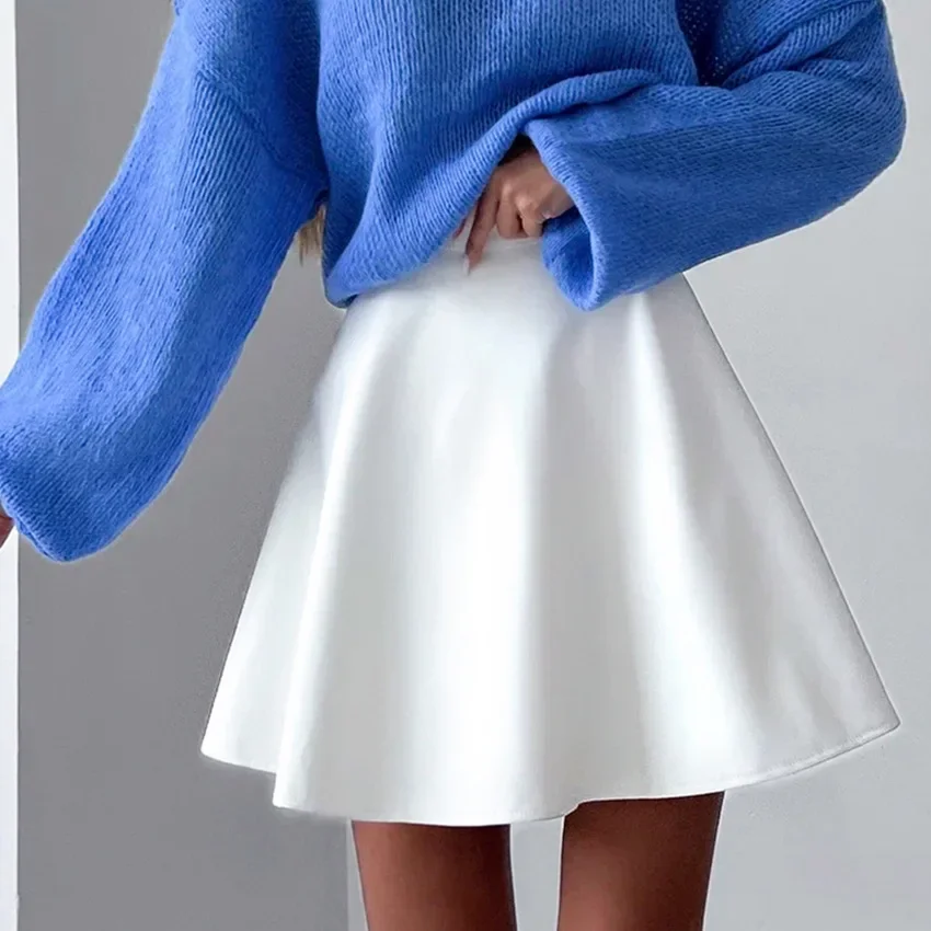 French Minimalist 2026 Spring/autumn New Style Elegant Commuting Versatile Short Skirt A-line Skirt Half-body Skirt for Women