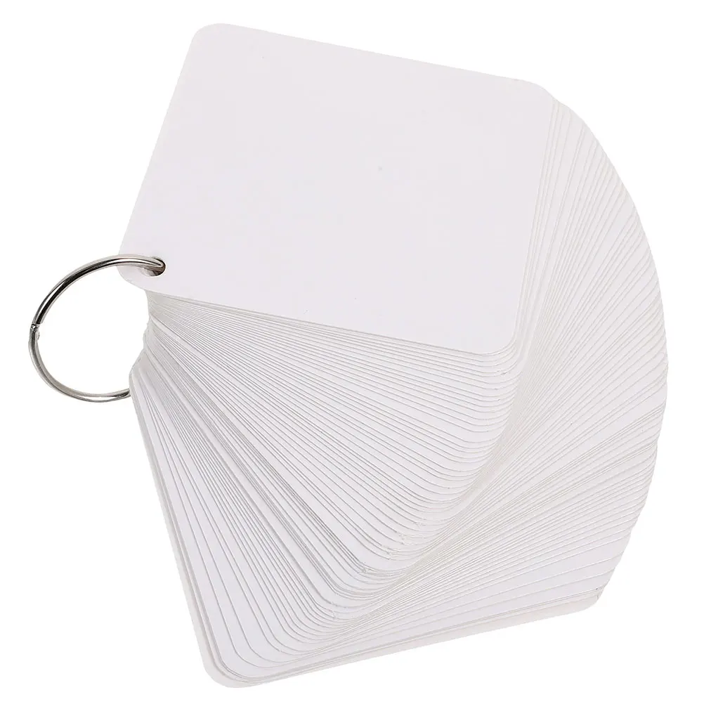 

300 Sheets Flashcards with Rings for Studying Mini Mini Index Index Cards Vocabulary Notes Writing Paper Cards