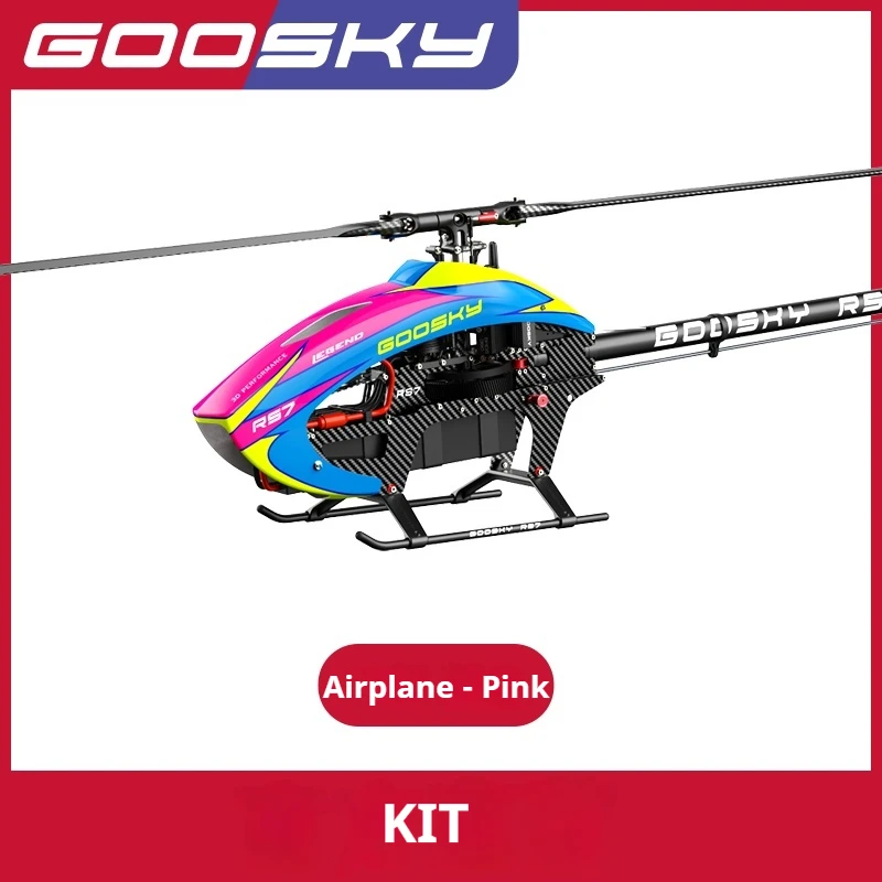GOOSKY RS7-700 hélicoptère électrique RC cascadeur 3D Kit de modèle de télécommande professionnel jouet de Modification de modèle spatial non assemblé