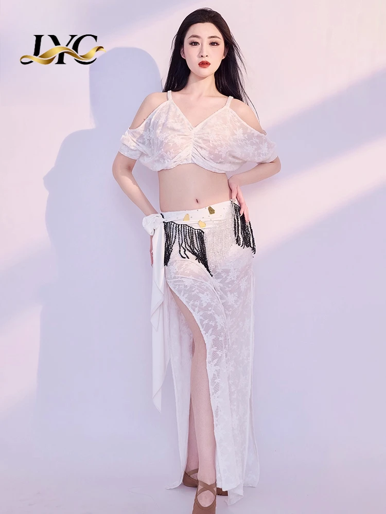 مجموعة فستان طويل للتدريب على الرقص الشرقي لربيع وصيف 2025 للعرض الشرقي ذو مظهر مثير #3