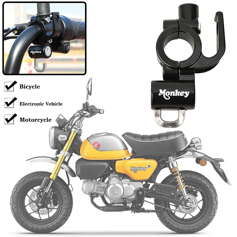 

Z125 Monkey Logo For Honda Z125 Z 125 Motorcycle Accessories Universal Helmet Lock Anti-Theft Bicycle Helmet Security Locks with