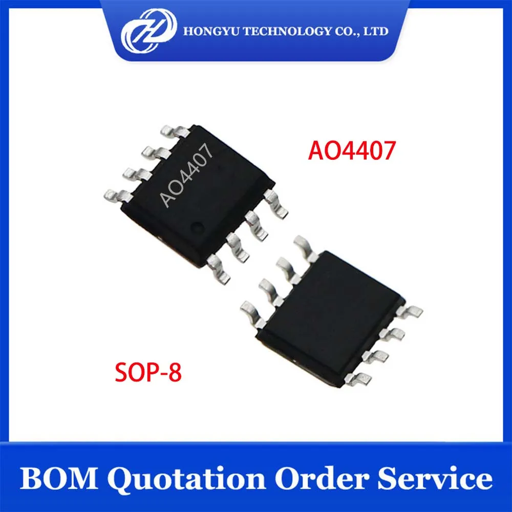 مُعالجات MOSFET AO4407A 4407A: تقييم شامل لجودة الأداء والموثوقية في المشاريع الإلكترونية