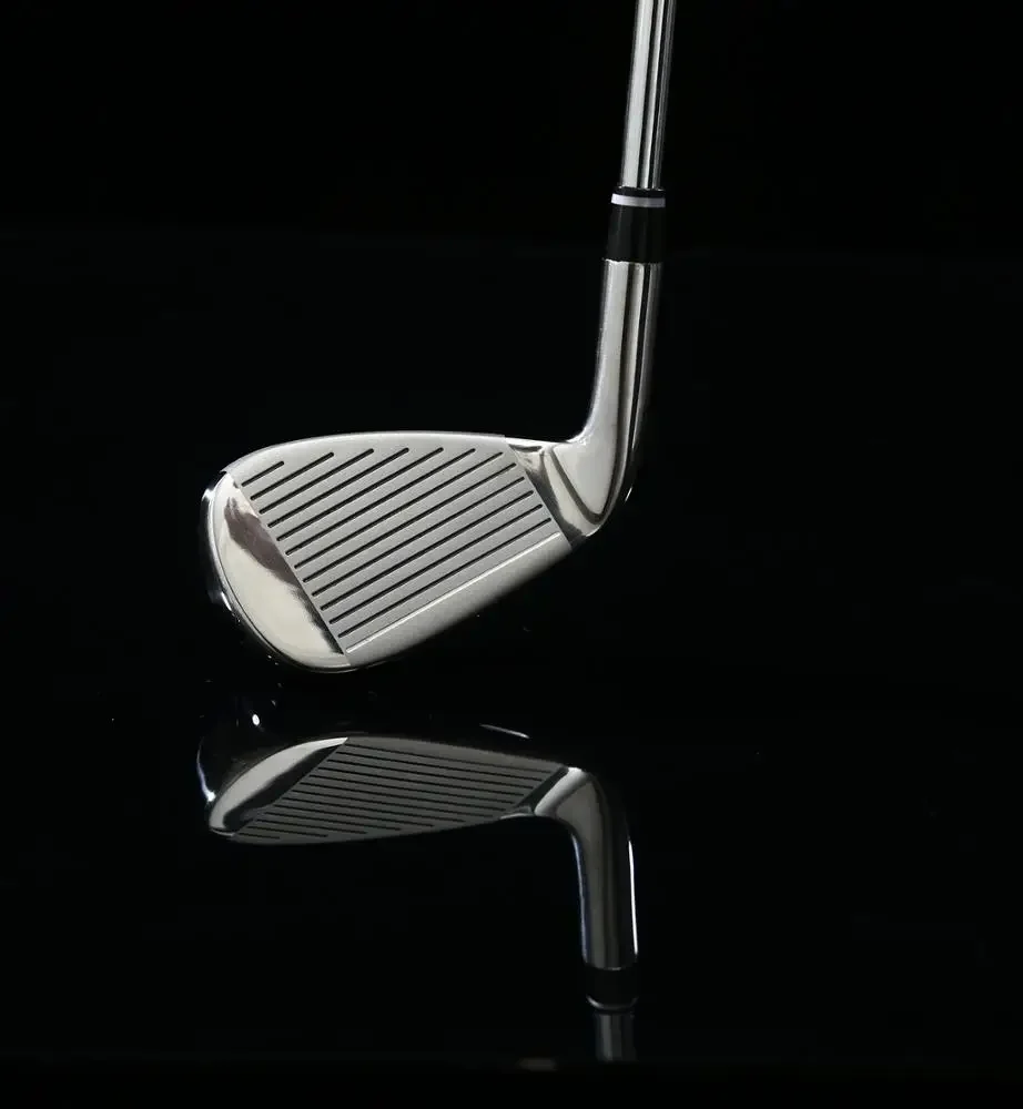 مجموعة كاملة من نوادي الجولف ذات اليد اليمنى من MAZEL للرجال 4-SW (9 قطع)، مجموعة حديد جولف مرنة عادية بطول واحد