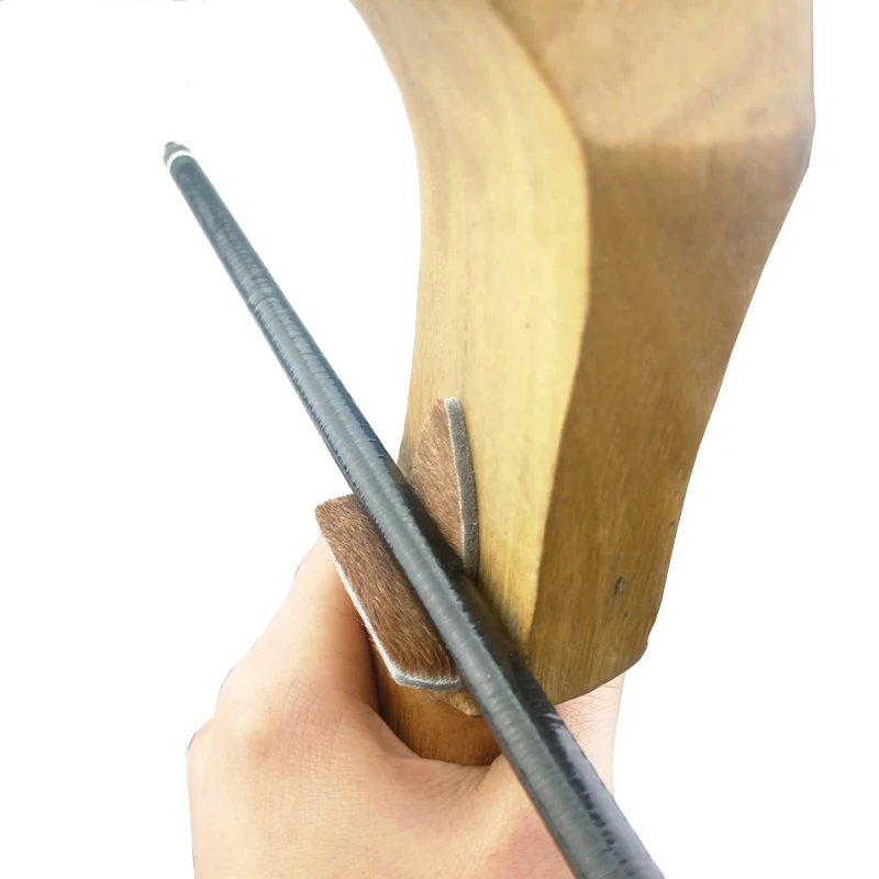 1Pair Fur Arrow Rest Self-adhesive Natural Fur Fit Recurve Bow for Outdoor Camping Archery Hunting Training Shooting Accessories - Image 6