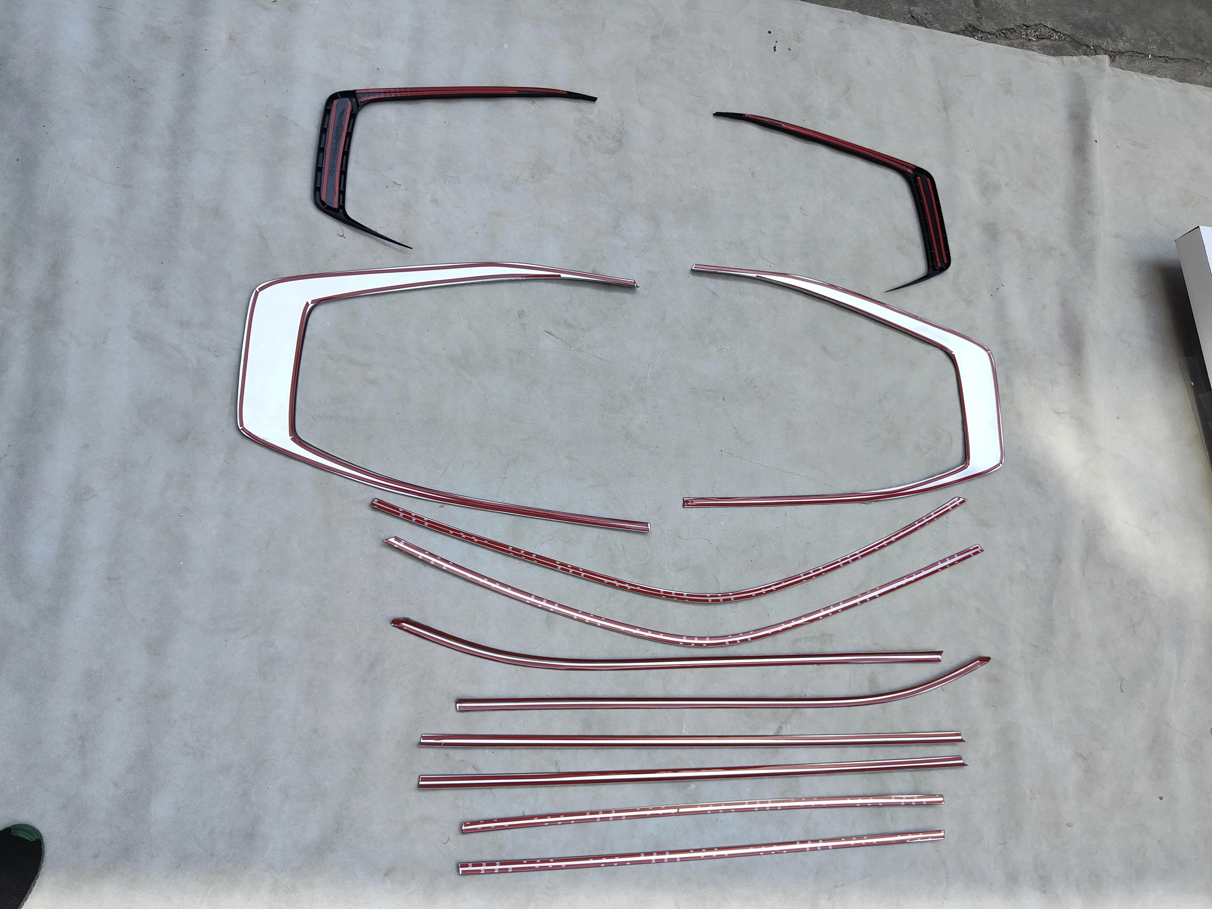LC300 2022 XZY  New Items for Land Cruis*r Lc Urj300 Window Trim  for 2022  Car Lc300