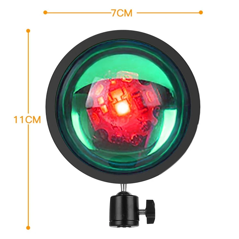 Projection Atmosphere Lamp LED Night Light,USB Projector 360 Degree Rotation Photography Lamps For Home Room Studio