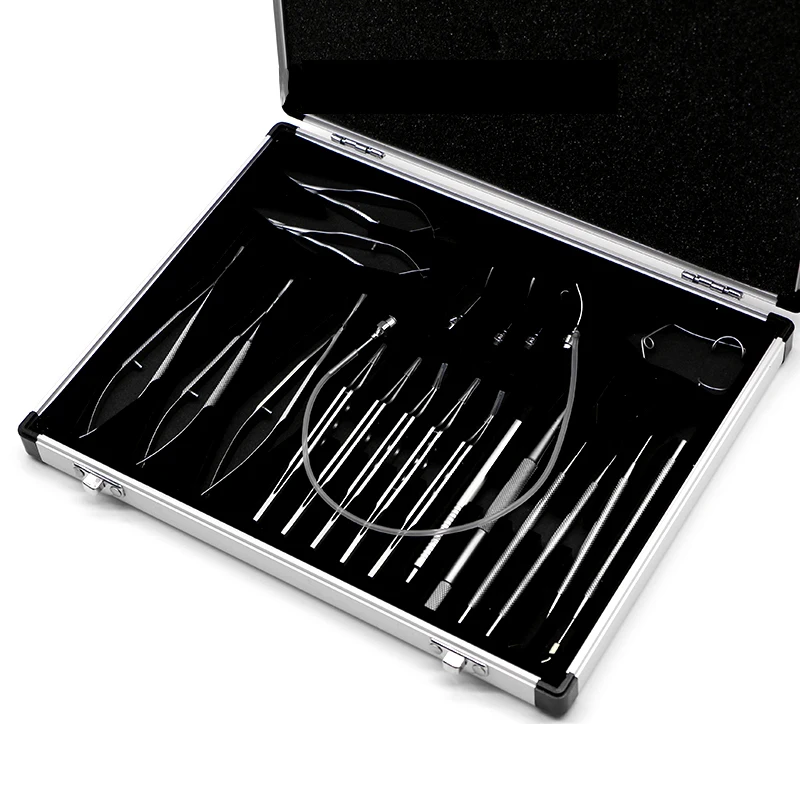 Pet surgical instruments 21pcs ntraocular Set Surgical Instrument Eye Micro Surgery Tools