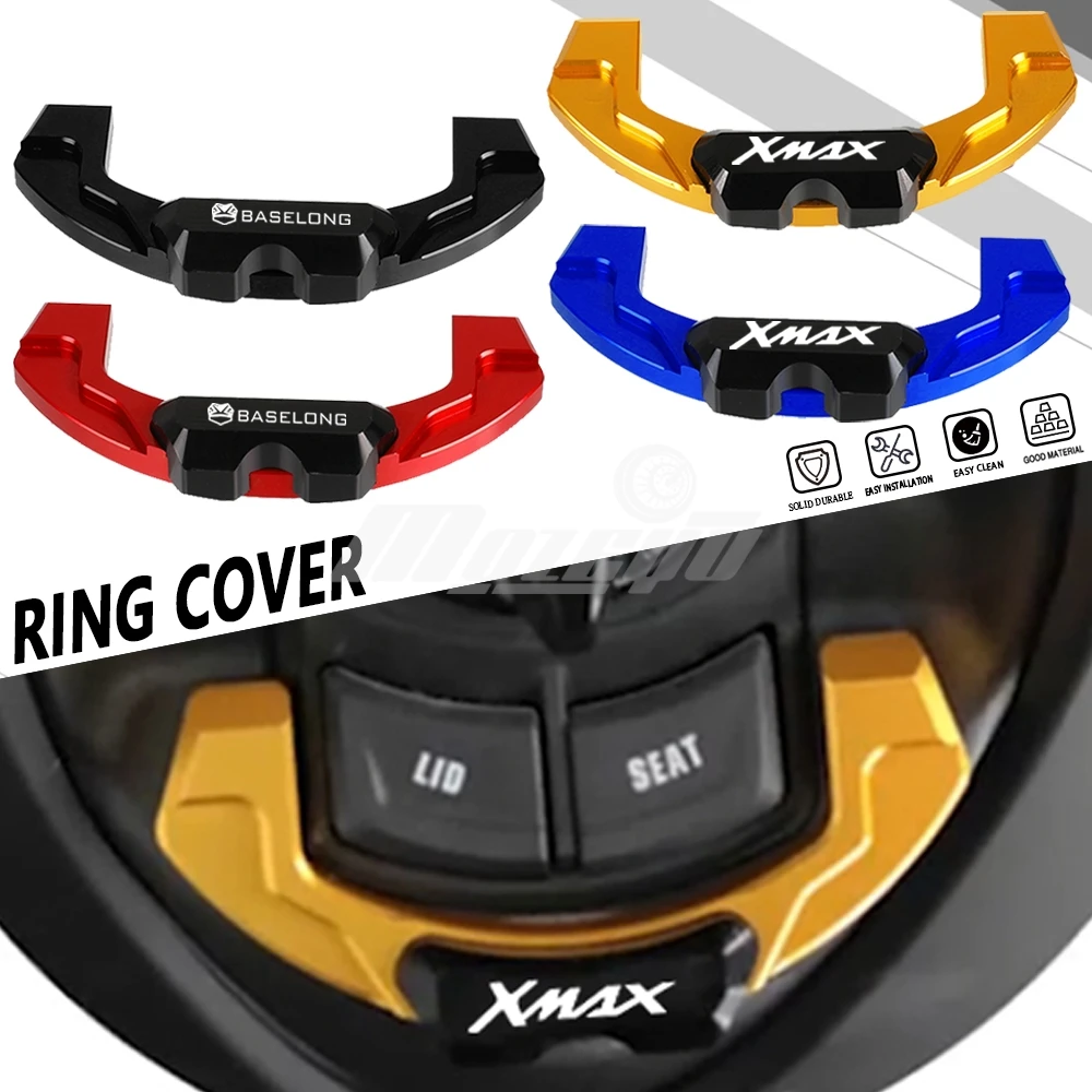 

Motorcycle Electric Door Lock Switch Cover Start Button Protects For YAMAHA X-MAX 125 250 300 400 XMAX X MAX 2018-2025 2024 2023