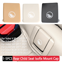 Car Rear Child Seat Hook Safe Anchor ISOFix Cover Cap Car Rear Child Seat Isofix Mount Cover for Volvo V90/60 XC60/40 S90/60
