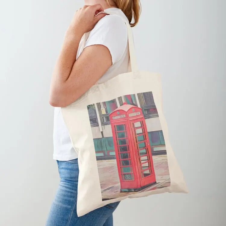 

Phone Booth Tote Bag large tote bag personalized tote Custom bag canvas bags